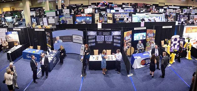booths at a trade show
