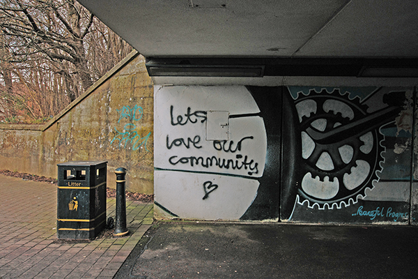 Community love graffiti